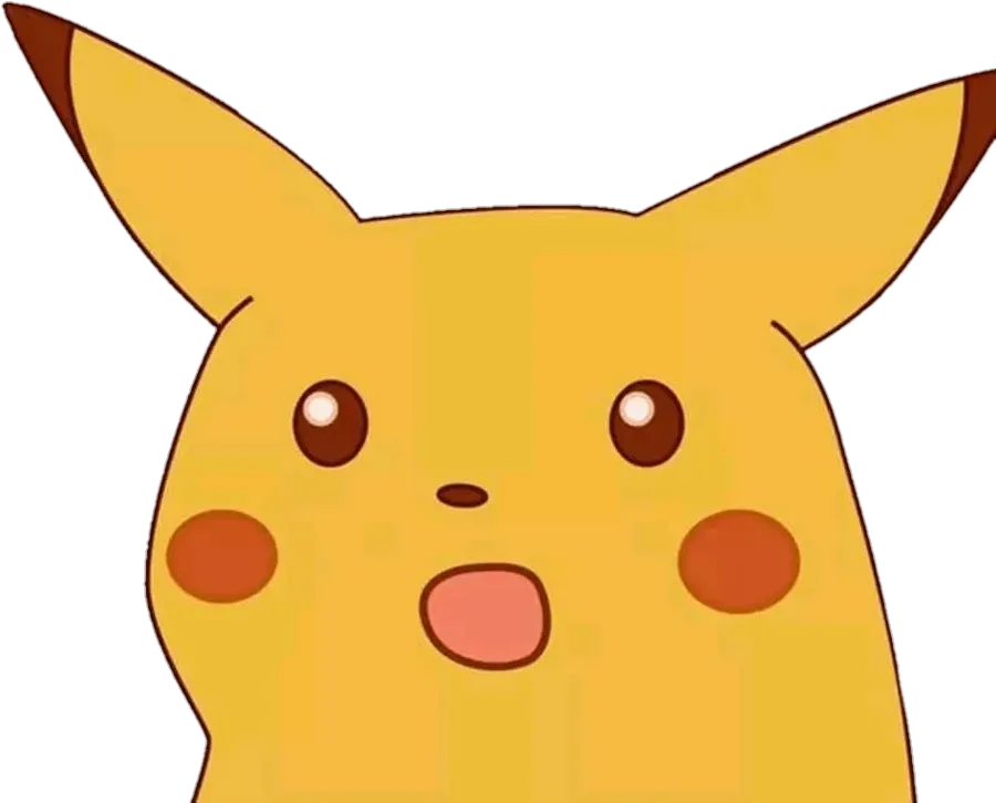 Surprised Pikachu Meme